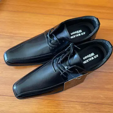 미사용품 Air Walk 블랙 비즈니스 슈즈