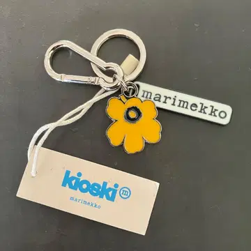 새상품 미사용 marimekko 마리메꼬 플라워 디자인 키체인