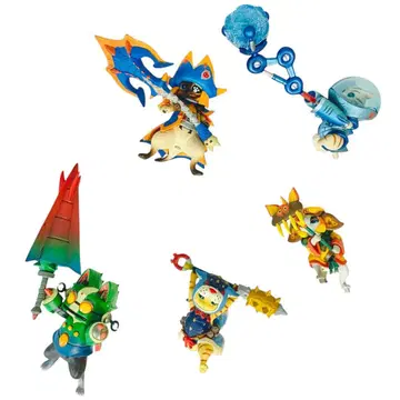 캡콤 몬스터 헌터 피규어빌더 오토모 아일루 5종