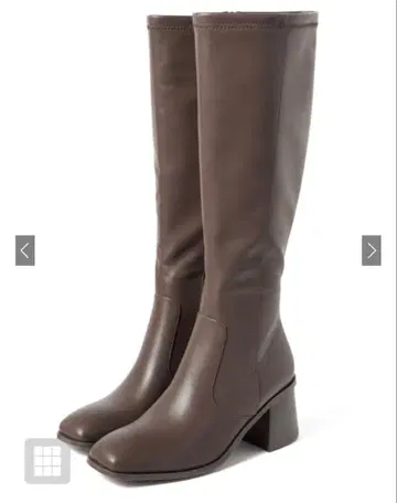 롱 부츠 브라운 그레일 새상품 미사용 25cm