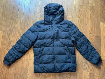 Abercrombie 후드 부착 다운 자켓 M 블랙 아바클로