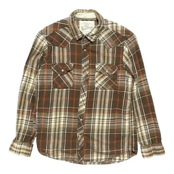 로 백&컴퍼니 체크 무늬 긴팔 셔츠 웨스턴 셔츠 빈티지