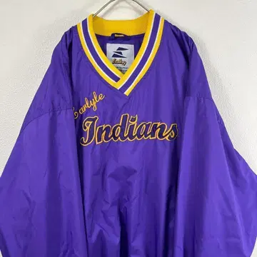 USA 구제 의류 eastbay 나일론 풀오버 나일론 자켓 자수 보라색