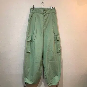 Discoat 디스코트 하이웨스트 드로스트 카고 팬츠 사이즈 M