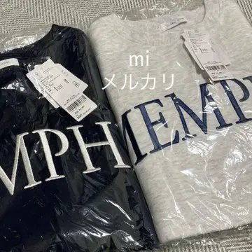 GLOBAL WORK  맨투맨 프린트 긴팔 숏 2장 세트