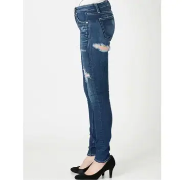 GYDA 데미지 스키니 데님