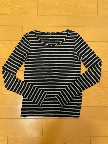 theory 스트라이프 긴팔 티셔츠 컷앤소 사이즈 2