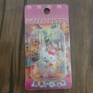 헬로키티 온천 버전 키링