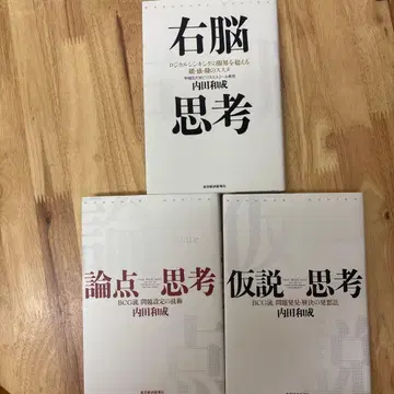 우뇌 사고 논점 사고 가설 사고 3권 세트