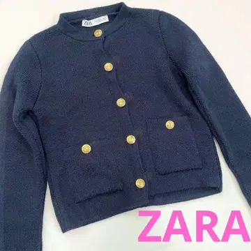ZARA 노카라 니트 자켓 가디건