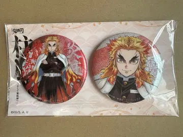 귀멸의 칼날 기둥전 키 비주얼 캔뱃지 세트 렌고쿠 쿄쥬로