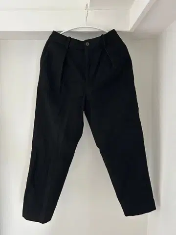 MARKAWARE 블랙 울 슬랙스