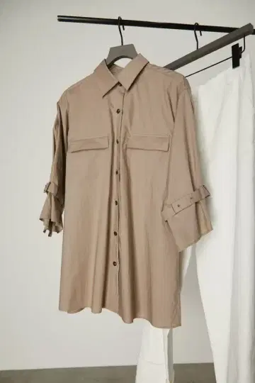 RIM.ARK 커프 벨티드 빅 SH 베이지 프리