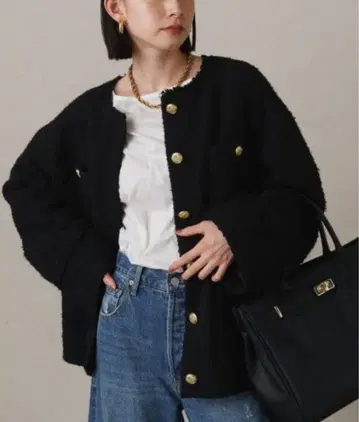 loungedress 트위드 자켓