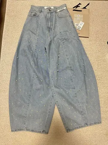 김헤김 펄 벌룬 데님