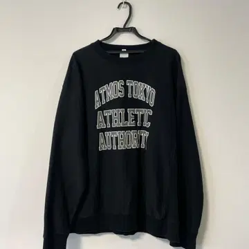 atmos 블랙 맨투맨 트레이닝복