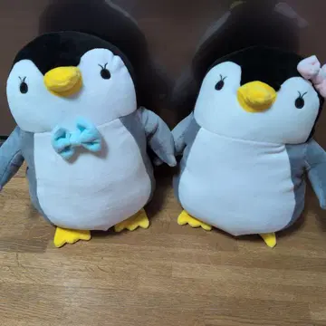 펭귄 봉제 인형 2개 세트