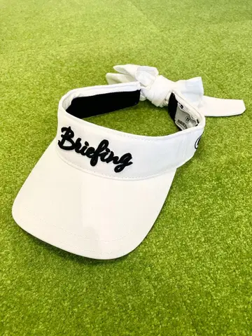 브리핑 화이트 바이저 리본 포함