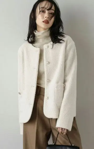 라지엠 아우터 노카라 자켓