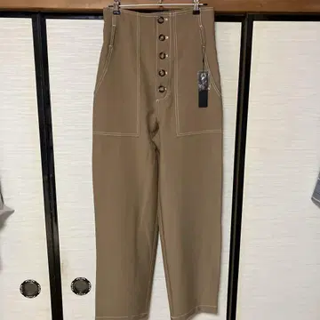 하이웨스트 라이트 베이지 캐주얼 팬츠