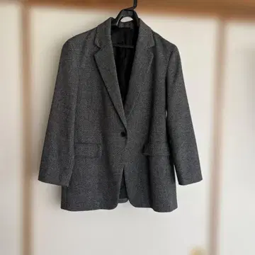 유니클로 테일러드 자켓 여성용 그레이 XL