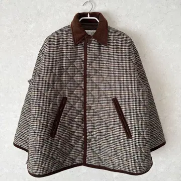 신존 퀼팅 숏코트 체크