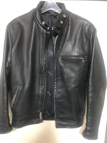 Schott 샷 가죽 자켓 36 라이더 자켓 641