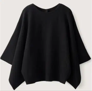 소주 soeju 2WAY 케이프 스타일 니트 블랙