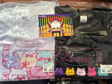 Loveez 캐릭터 T셔츠 2색 세트