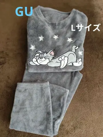 GU 톰과 제리 플리스 룸웨어 세트