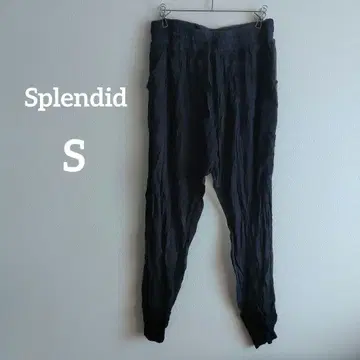 Splendid 블랙 캐주얼 팬츠 S/CH 여성용 롱 바지 블랙