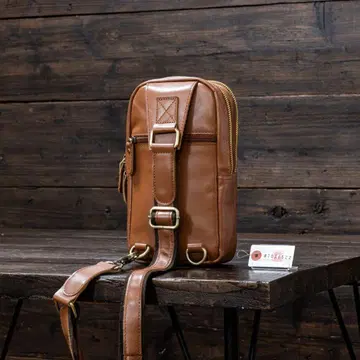 원 숄더백 바디백 웨스트 파우치 남성용 브라운 브라운