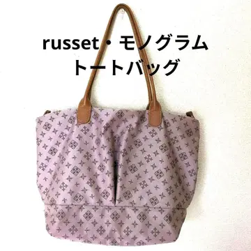 russet 모노그램 토트백