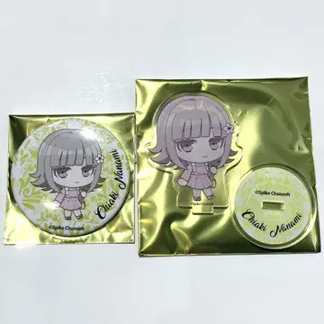 슈퍼 단간론파 2 카페 캔뱃지 아크릴 스탠드 나나미 치아키