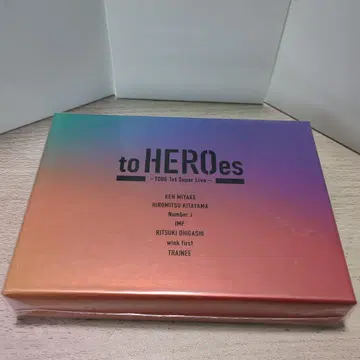 to HEROes TOBE 1st Super Live 초회 생산 한정판