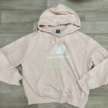 [ 미사용 새상품 ] 뉴발란스 후드티 핑크 M