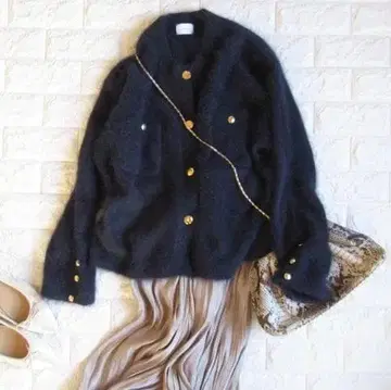 유나이티드 애로우즈 green label relaxing 기모 니트 자켓