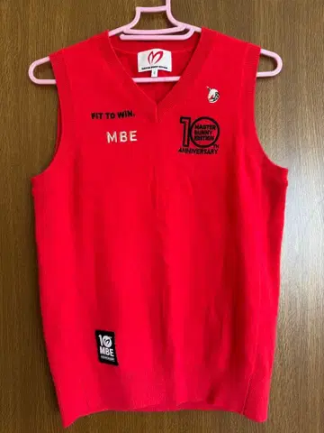 여성용 골프 베스트 빨간색 사이즈 0 니트 베스트