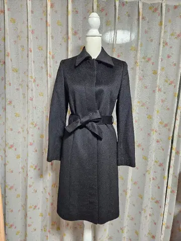 반두 옥테이블 캐시미어 100% 롱 코트 새상품급 블랙