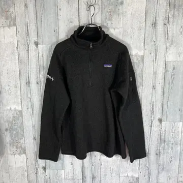 patagonia 블랙 플리스 하프 지퍼 여성용 L 사이즈 자켓