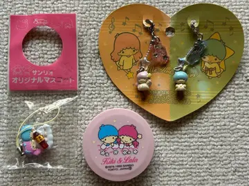 키키&라라 굿즈 음악 모티브 스트랩 1998 산리오