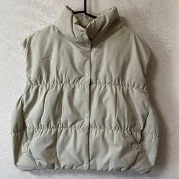 UNIQLO 슬리브리스 다운 베스트 XL 베이지