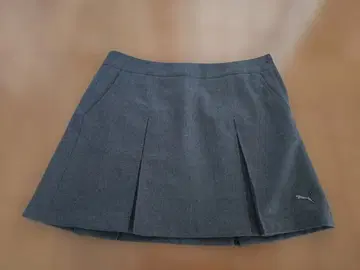 PUMA 플리츠 스커트 그레이