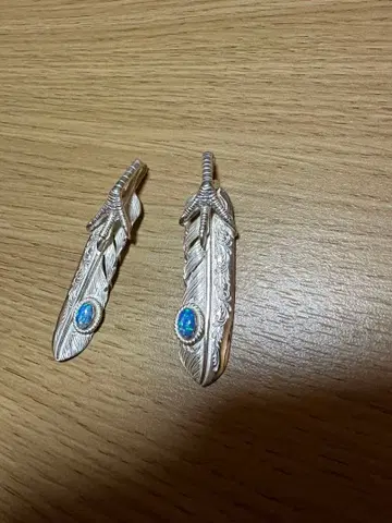 와시미 타로 아라베스크 페더 좌우 2점 세트