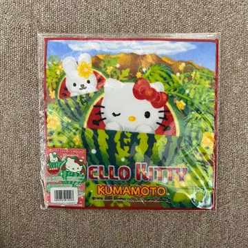 지역 한정 키티 손수건 구마모토 수박