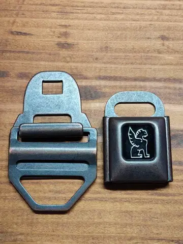 CHROME 시트 벨트 버클 라지 브론즈