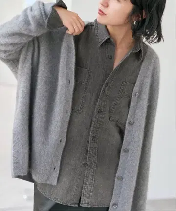 Spick and Span 라이트 온스 데님 셔츠