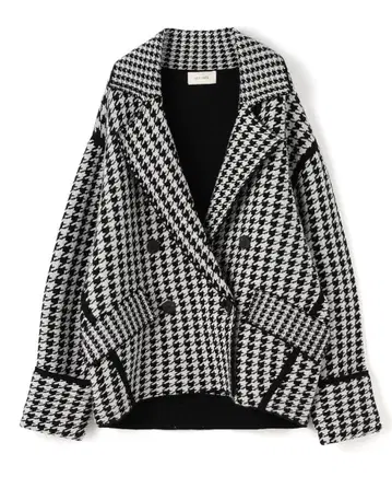 투모로우랜드 더블 페이스 자카드 더블 브레스트 자켓