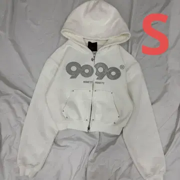 9090 girl OG Logo Glitter Zip Hoodie