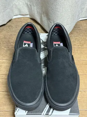 반스 스케이트 슬립온 팝 쿠시 블랙 28.5cm 미사용